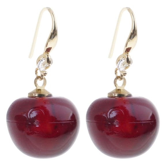 Cherries Earrings Cherries Earrings Sweet Earrings Teeth Statement Earrings Perfect for Parties and Casual Fashion