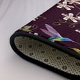 thumbnail image 5 of Area Rugs For Living Room Decor - Hummingbird Floral Print Black Soft Anti Slip Throw Washable Rugs 5x7 For Bedroom, Indoor Carpet For Bedroom Living Room 80x58In, 5 of 7