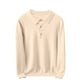 thumbnail image 2 of pstuiky camisas de manga larga para hombre, Suéter informal de punto de manga larga ajustado de color liso a la moda para hombre camisetas de hombre l, 2 of 9
