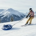 thumbnail image 2 of Inflatable Snow Sled Winter Snow Tube Blow Up Snow Tube Inflatable Snow Tube Sled Heavy Duty Snow Tube For Sledding With Handles Tow Rope Winter Outdoor Toy For Boys Girls Adults, 2 of 4