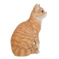 thumbnail image 3 of Pacific Giftware Realistic Looking Orange Tabby Cat Kitten Collectible Figurine Amazing Detail Glass Eyes Hand Painted Resin 12 inch Figurine Perfect for Cat Lover Collectible, 3 of 4