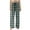 Sky Blue, variant on Women's Pajama Pants Lightweight Casual Comfy Palazzo Pants, Plaid Print Sleepwear Loungewear Bottoms with Pockets,Dark Gray,L