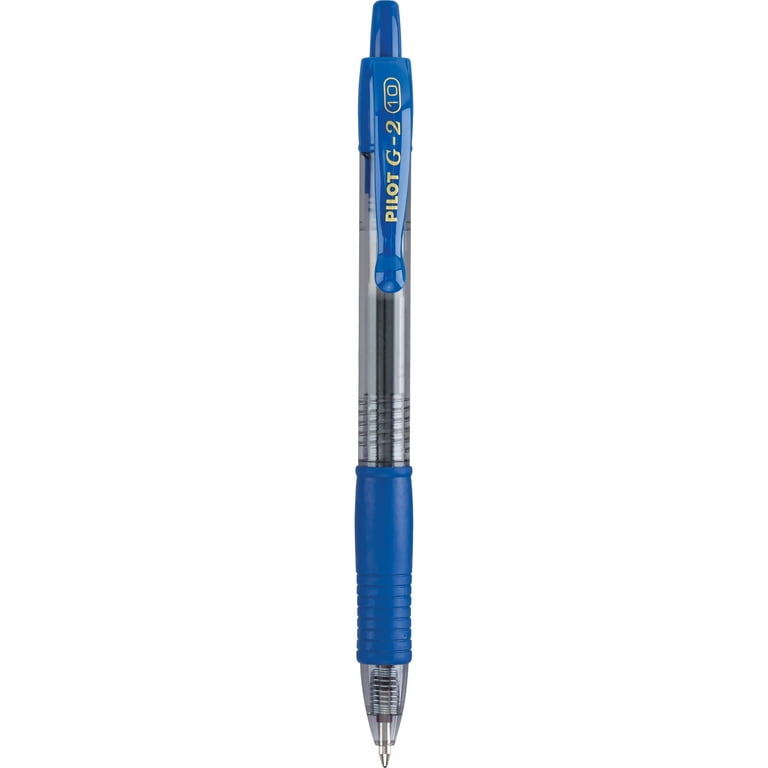 Pilot, G2 Premium Gel Roller Pens, Ultra Fine Point 0.38 mm, Pack of 12,  Blue