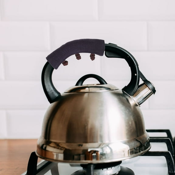 STOBOK Anti Scalding Tea Pot Sleeve Cotton Linen Heat Insulation Non Slip 1 Sheet