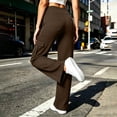 thumbnail image 6 of Hngshg Plus Size Cargo Pants for Women Athletic Pull on Solid Color Casual Wide Leg Pants Summer Going out Trousers with Pockets, 6 of 7