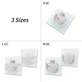 thumbnail image 3 of Pack of 30 Heavy Duty Adhesive Hook for Tension Rods Wall Mount Drillless Damage Release, 3 of 12
