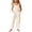 #A01-Khaki, variant on Abcomgle Girls Overalls Size 14-16 Casual Sleeveless Straight Leg Jumpsuit Spring Dressy Rompers with Pockets