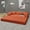 Orange All-Foam, variant on Convertible Couch Sofa Bed Foldable Floor Sleeper | ALL High-Density Foam | Fold Out Deep Seat Couch | King Size | Compression Sofa Sleeper for Living Room, Bedroom | Corduroy Black