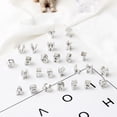 thumbnail image 3 of Charms DIY Letra Encantos Pulsera Cuentas 925 De Plata Collar De Mujeres Joyería Pareja Regalo De Cumpleaños, 3 of 4