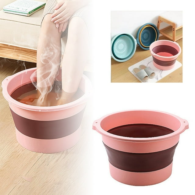 Pamper Yourself Anytime: Foldable Foot Soaking Bucket – Enjoy Aromatherapy & Stress In A Compact Portable Design! Towel Warmers for Bathroom Towel Rack Bathroom Organizer Cabinet Towel Warmer for