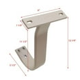 thumbnail image 3 of Springfield Boat Seat Armrest Brackets | Aluminum Beige Set, 3 of 3