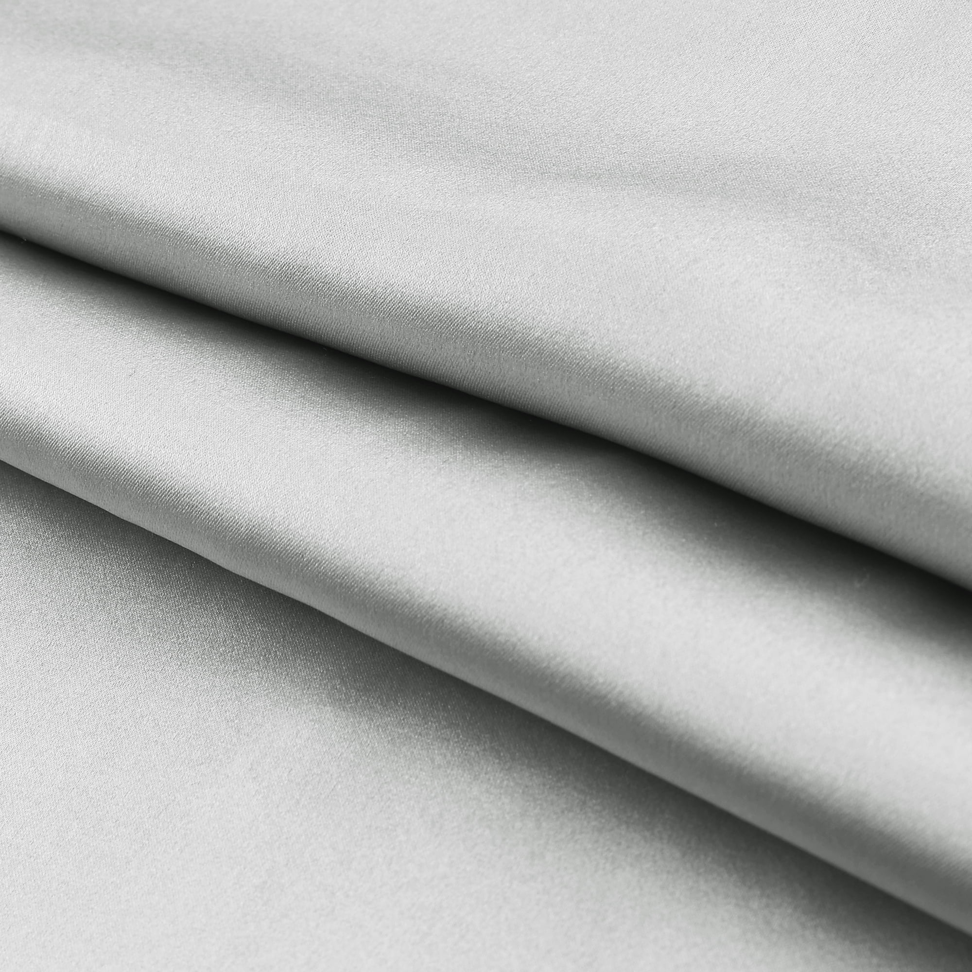 Unique Bargains Envelope Closure Soft and Durable Silk Pillowcase Silver Gray Queen