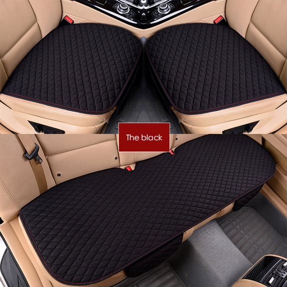 ODOMY Universal Front & Rear Row Car Seat Cover Pad Mat Auto Chair Cushion Breathable Car Accessories