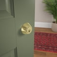 thumbnail image 5 of First Secure by Schlage Single Cylinder Deadbolt in Bright Brass, 5 of 10