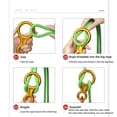 thumbnail image 4 of Forzero Outdoor Rapid Descent 8 Word Ring Descender High Altitude Slow Descent Protector Climbing Tool Accessories, 4 of 6