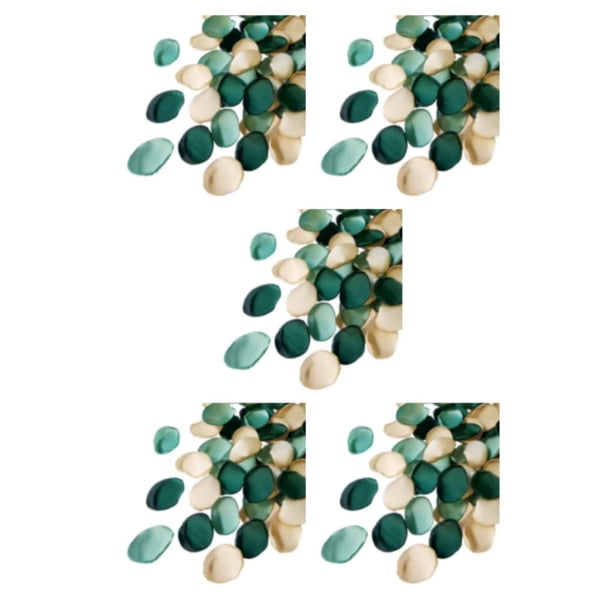Pétalos de rosa de seda Billuyoard 400 Uds. poliéster verde oscuro colores DIY