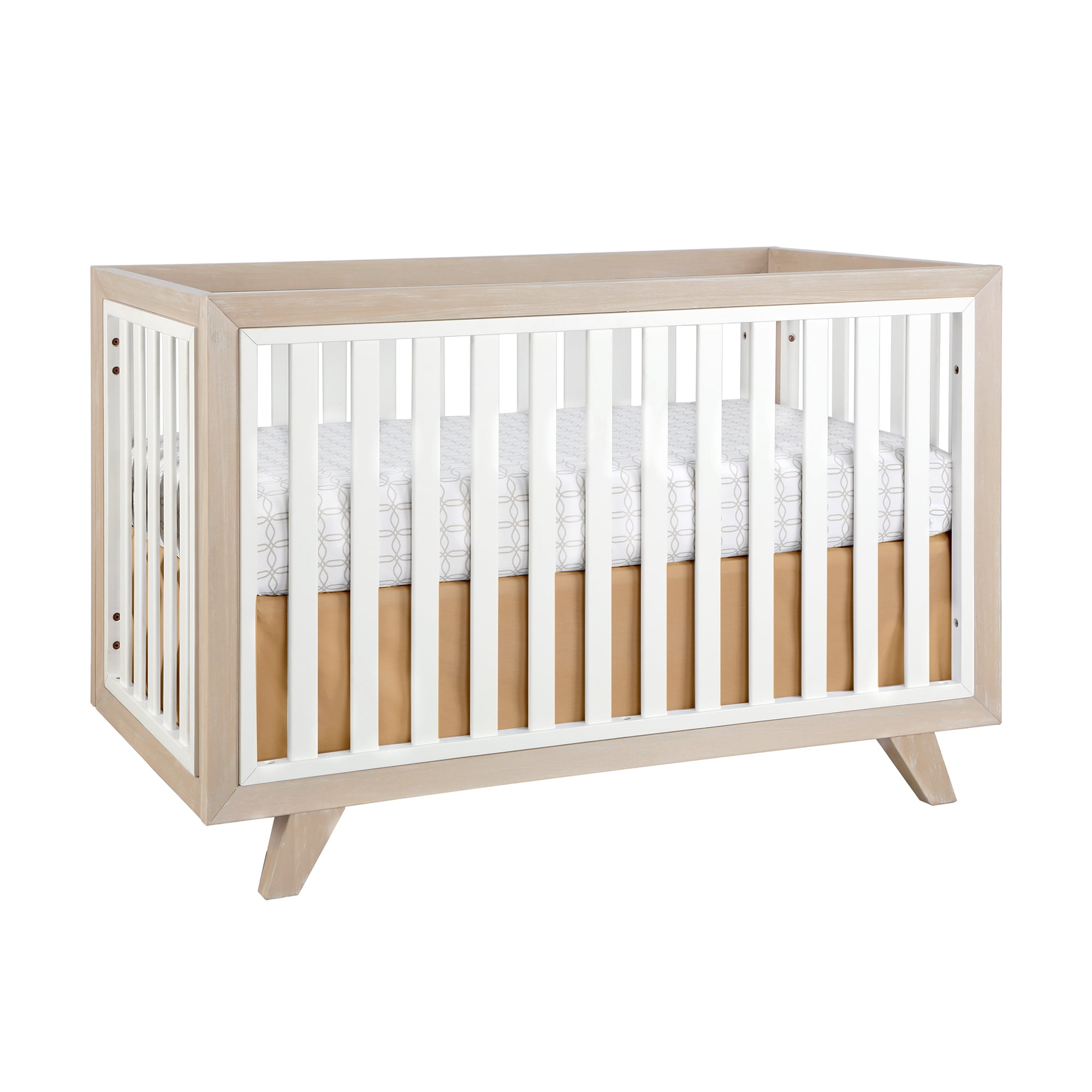 Karla Dubois Wooster 3 In 1 Convertible Crib Almond White