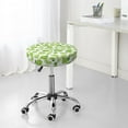 thumbnail image 5 of Cute Limes Sea Green Round Bar Stool Seat Covers, Elastic Round Chair Cover Stool Seat Slipcover Bar Stool Cushions Round Pad for 12-14 inch, 5 of 5