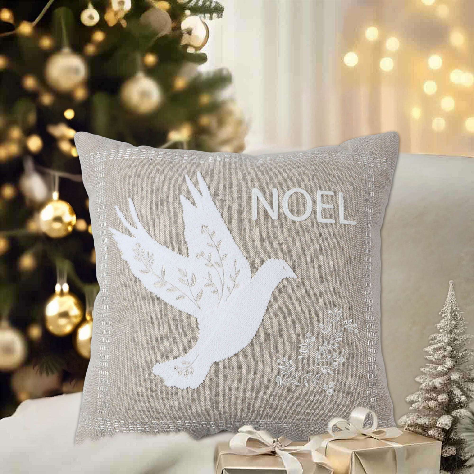 PIGEON/NOEL CUSHION - FRENCH