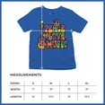 thumbnail image 5 of Tee Hunt Dean Russo Peace Love Music Youth T-Shirt Guitar Happy Good Vibe Kids, Blue, Small, 5 of 5