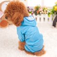 thumbnail image 2 of Chubasquero para perros BRI Poncho con capucha ajustable impermeable S Azul, 2 of 5