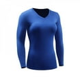 thumbnail image 3 of PENGXIANG - T-shirts de Compression à Manches Longues pour Femmes T-shirts de Compression à Séchage Rapide T-Shirt d'Entraînement Athlétique, 3 of 5