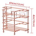 thumbnail image 3 of Linkidea Soporte de pared para cepillo de dientes para ducha, soporte de acero inoxidable para cepillo de dientes, montaje en pared/encimera, organizador de 3 ranuras compatible con Colgate Extra Clea, 3 of 5