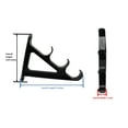 thumbnail image 6 of Plastic Horizontal Fishing Rod Wall Rack - Holds 3 Rods Fishing Rods, Hiking Poles, Ski Poles, Cue or Hockey Sticks, 6 of 7
