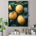 thumbnail image 4 of Qisvanset 12x16 Inch Framed Canvas Wall Art Lemon Style Fruit Of The Spirit Kitchen Nursery Faith Verse Wall Art, 4 of 8