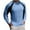 Blue（Trending）, variant on Yiliang Mens Long Sleeve Shirts Color Block Terry Athletic Workout Sweat Shirts Casual Pullover Tops,Orange,S