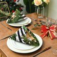 thumbnail image 3 of GZHJMY Cloth Dinner Napkin Tiger Summer Leaves Black Stripes Kitchen Decor for Cocktail Gathering Party Holiday 1 Pack 20" × 20", 3 of 6