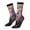 2 Black-1, variant on Dog in Lavender Flowers Print Adult Socks for Men & Women,Calf Socks, Ankle Socks,Boots Socks,Breathable Casual Sock,Unisex Crew Socks