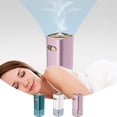 thumbnail image 1 of Difusor recargable de aromaterapia con temporizador - 80 ml de aceite, 500 ml de depósito de agua, 4 modos para casa, coche, oficina - rosa, blanco o azul, 1 of 9