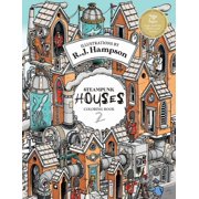 Steampunk Houses 2 Coloring Book, (Paperback)