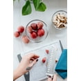 thumbnail image 3 of Dura Living Forged 7 Inch Santoku Knife - Razor Sharp Kitchen Cutting Chopping Knife, Professional High Carbon Stainless Steel Cooking Knife for Meat, Vegetables, and Fruits, Grey, 3 of 7