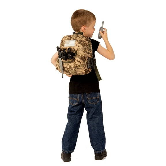 Rubies Army Play Set Backpack Costume Accessories for Kids