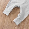 thumbnail image 6 of Okbabeha Newborn Baby Girl Boy Fall Onesie Knit Ribbed Long Sleeve Romper Jumpsuit Button Jumpsuit Onepiece Winter Outfit, 6 of 7