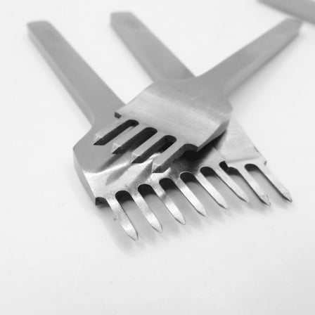 FELTECHELECTR Hole Making Tool Leatherworking Gadgets White Steel 4pcs