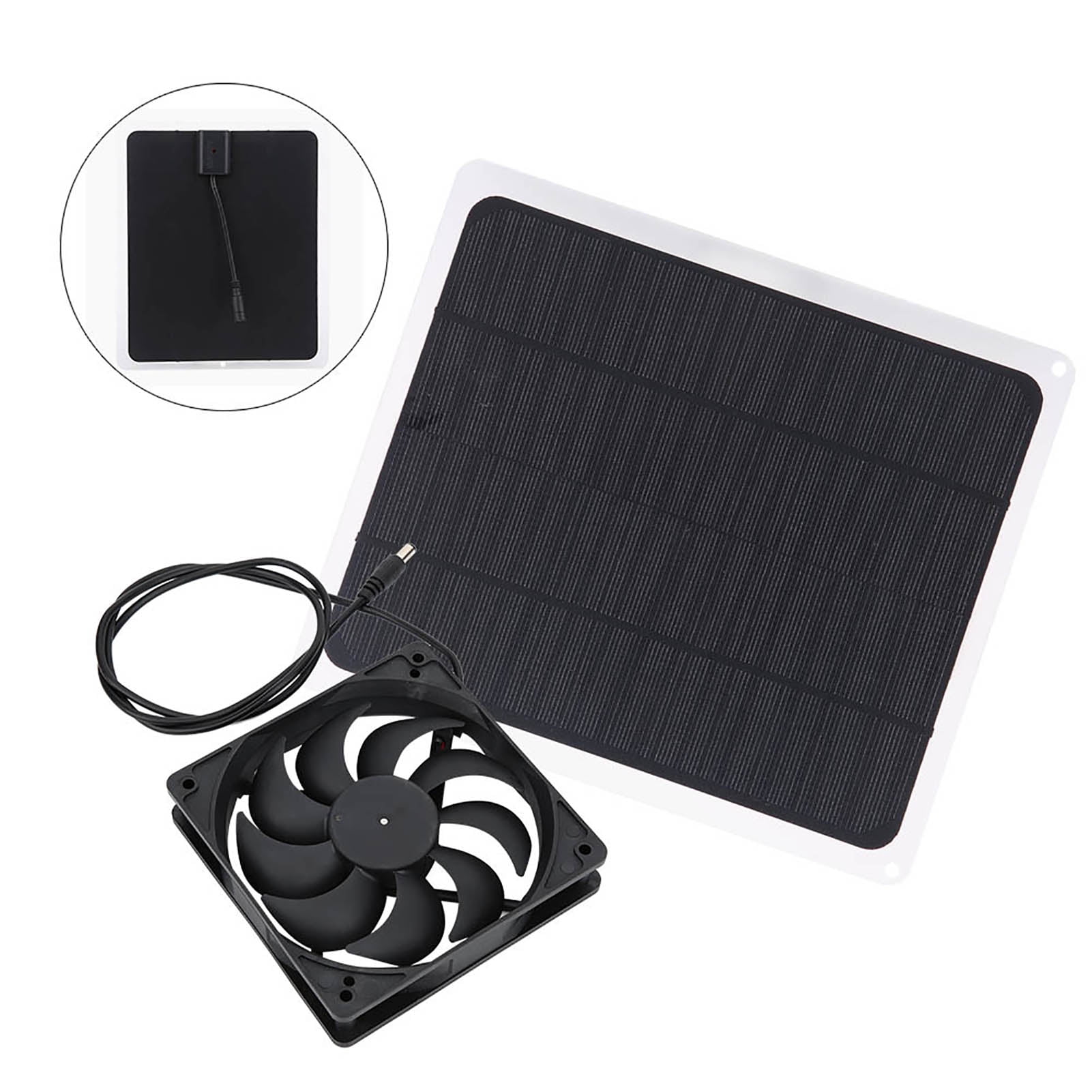 OTVIAP 10W 12V Solar Panel Power Generation Board Battery Charging USB Output Pet Exhaust Fan Set,Solar Panels,Solar Chargers