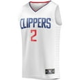 thumbnail image 2 of Youth Fanatics Kawhi Leonard White LA Clippers Fast Break Player Jersey - Association Edition, 2 of 3