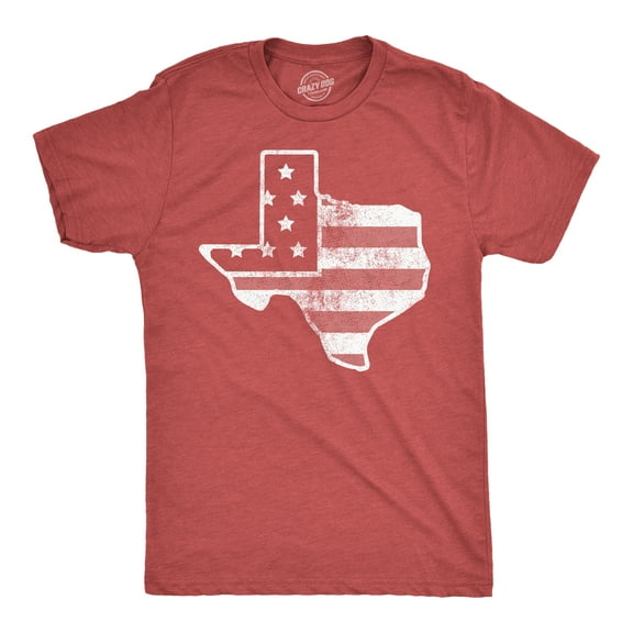 Mens Funny T Shirts American Flag Texas Awesome Fourth Of July Tee for Men Graphic Tees