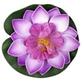 thumbnail image 1 of Simulation Lotus-Bag +0.1 (Added) Purple Purple Plastic (A 10Cm Artificial Lotus), 1 of 1