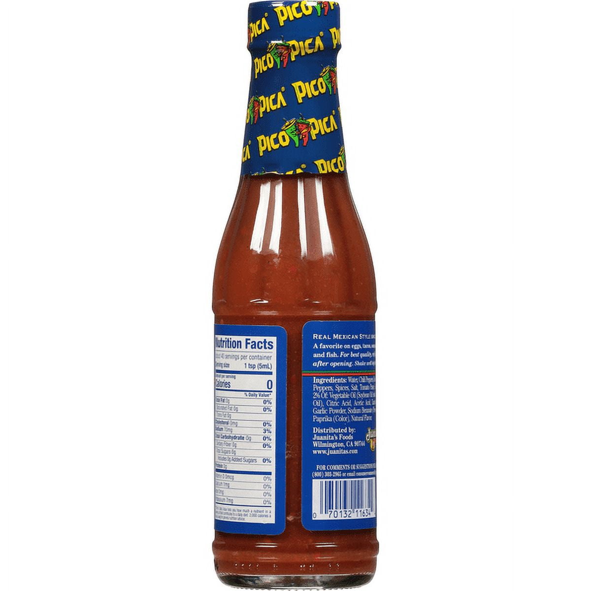 Pico Pica Extra Hot Sauce, 7 oz (Pack of 4) – Allergen-Free