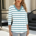 thumbnail image 6 of Womens Fall Top Womens Tops Fall Casual Quarter Sleeve Tops Woman Women's Blouses New & Trending, 6 of 6