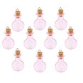 thumbnail image 1 of 10pcs Botellas de corcho Vial Botella de deseos Colgante de bricolaje - Plano y Salvador Dali Mini botella, 1 of 7