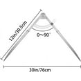 thumbnail image 2 of Professional Carbon Steel Compass 300mm Large Diameter for Woodworking and Metalworking, 2 of 5