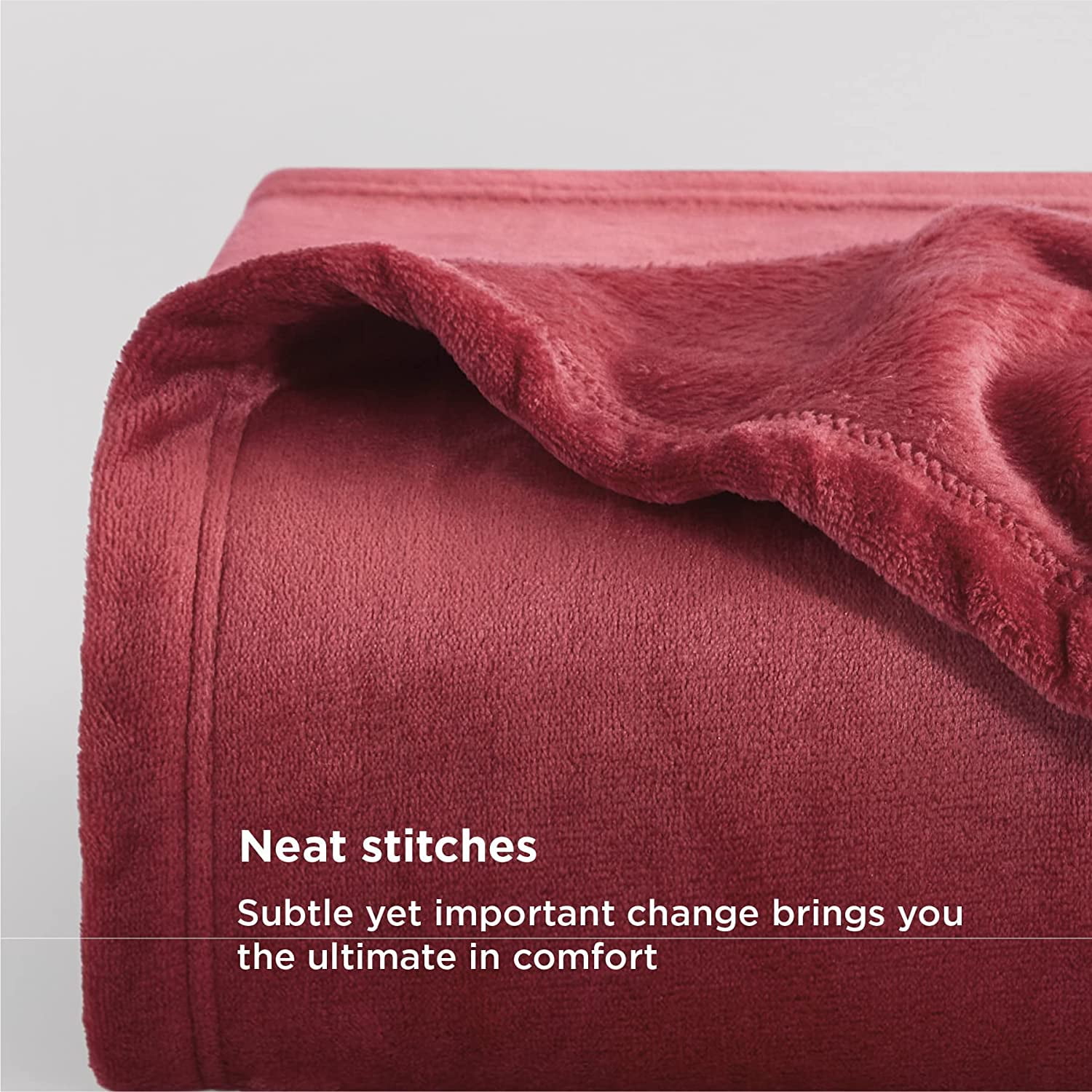 Burgundy king size blanket sale