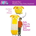 thumbnail image 3 of Happy Nappers: Pillow & Sleepy Sack: Medium - Yellow Dog - 54 x 20", 2-In-1: Plush Animal Opens Into Sleeping Bag, Soft Play & Nap Character, Kids 3+, 3 of 10