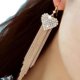 thumbnail image 2 of Pendientes para mujer, regalos para mujer, moda para mujer, elegantes pendientes de cristal con diamantes de imitación, pendientes GD, 2 of 2