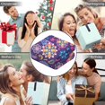 thumbnail image 5 of Wearable Blanket,Purple Paisley and Floral Pattern Hooded Wearable Flannel Blanket for Adults & Teens,Winter Poncho Shawl Wrap Cape Cozy Anti-Pill,60"x80", 5 of 5